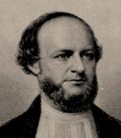 An portrait of a man with a beard