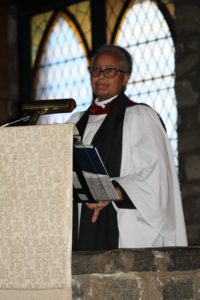 Reverend Nita Byrd in the chapel