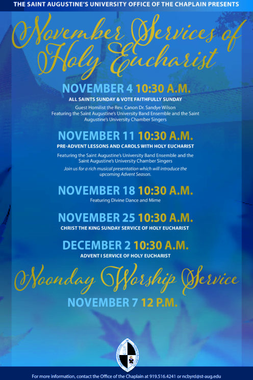 November Chapel Service Flyer November Chapel Service Flyer