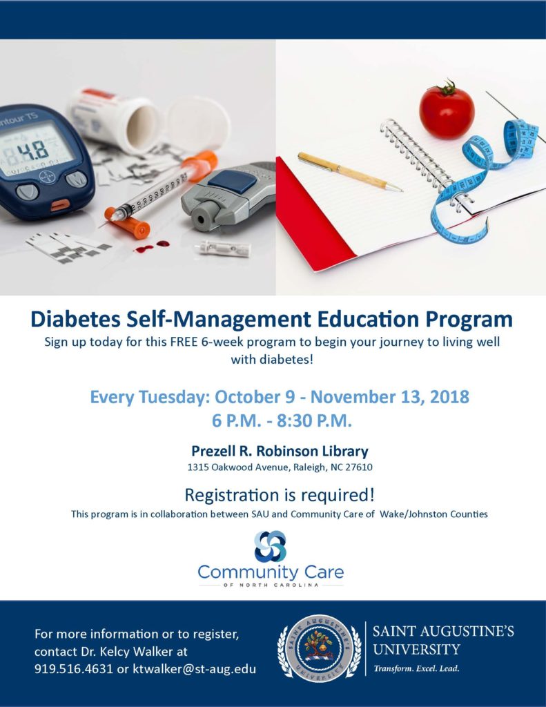 Diabetes Self Management Education Program Saint Augustine s University