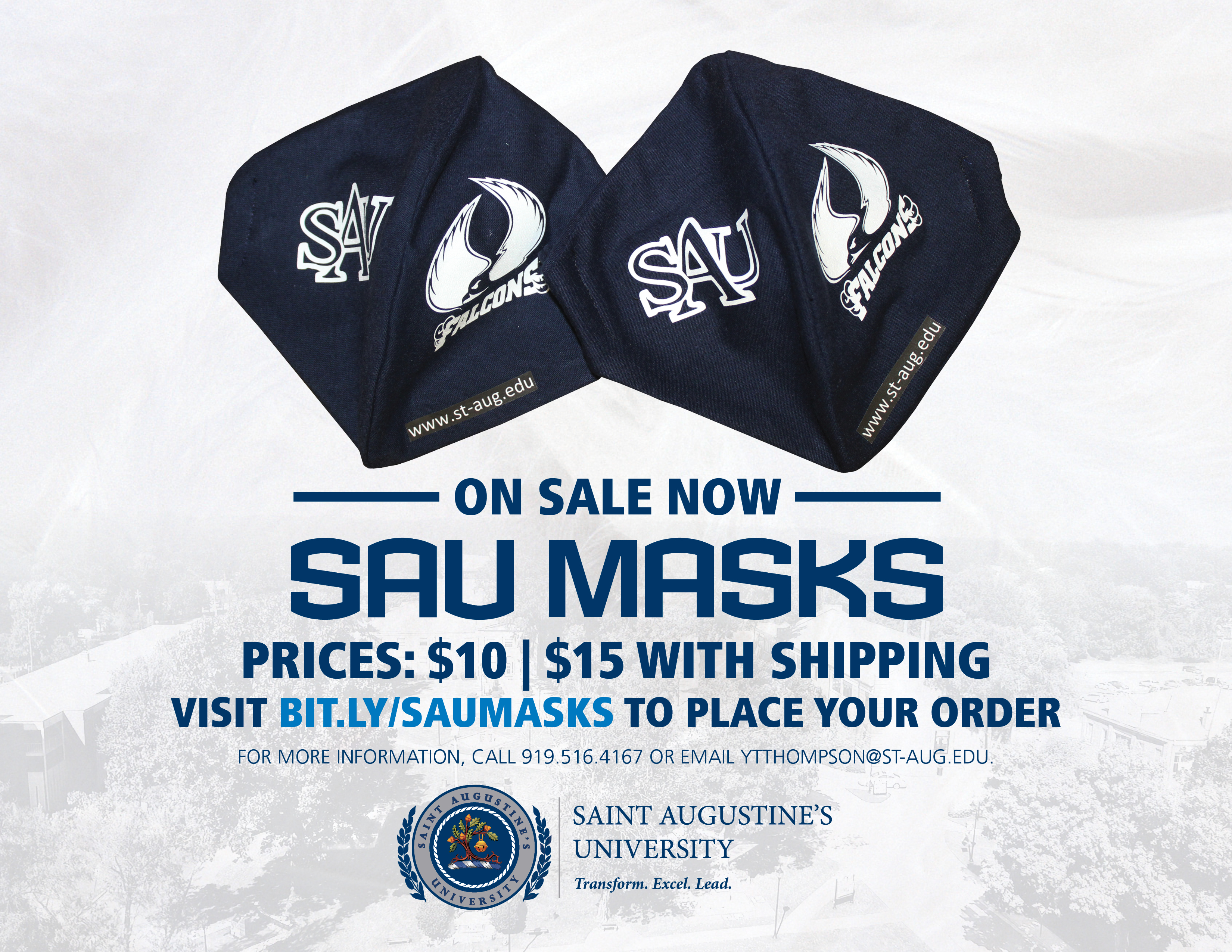 SAUMaskFlyer Saint Augustine's University