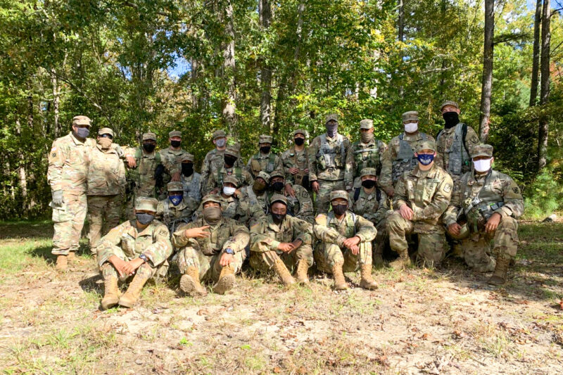 Falcon Battalion cadets from all four schools, Saint Augustine’s University, Shaw University, North Carolina Wesleyan College and William Peace University, participated in Operation Agile Leader and the Fall 2020 Field Training Exercise during the dates of 16-18th of October, 2020, in preparation for commissioning into the United States Army and Advanced Camp Summer Training.