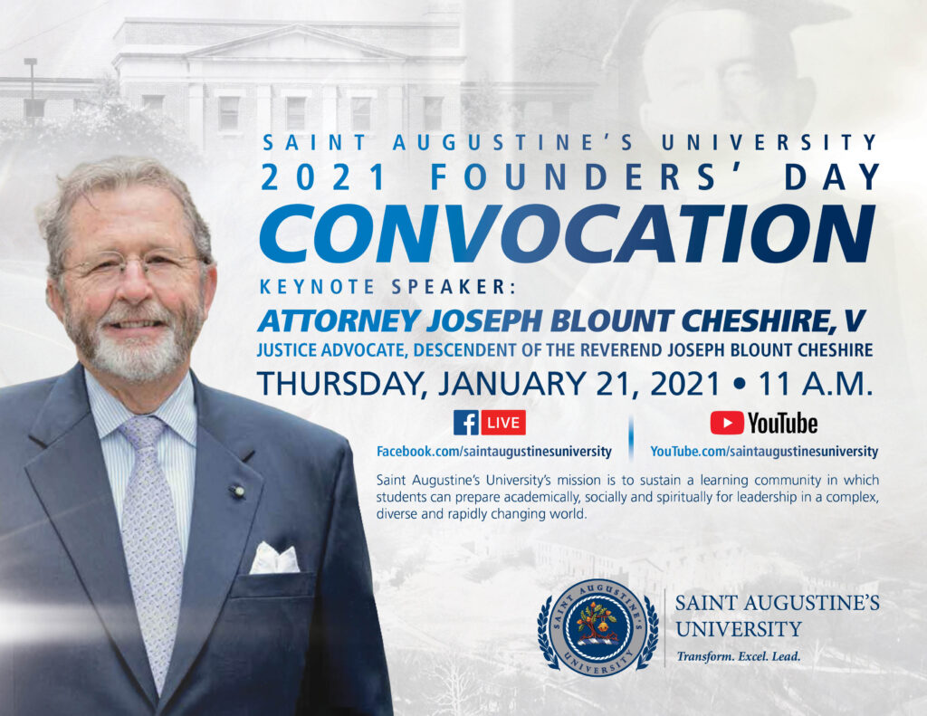 2021 Founders' Day Convocation - Saint Augustine's University