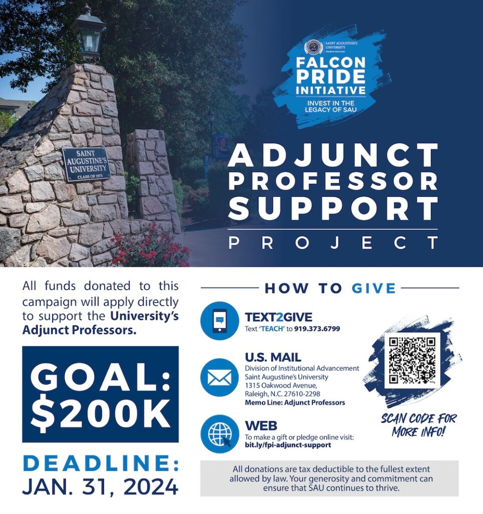 Adjunct Professor Support Project - Saint Augustine's University