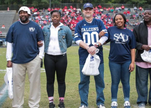 Athletics Honors Faculty and Staff at Football Game