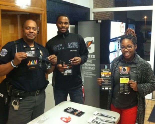 Saint Augustine’s University Campus Police sponsored Watch for Me Campaign