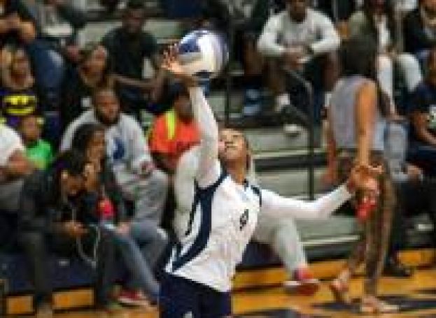 Women’s volleyball team sweeps Livingstone and Shaw